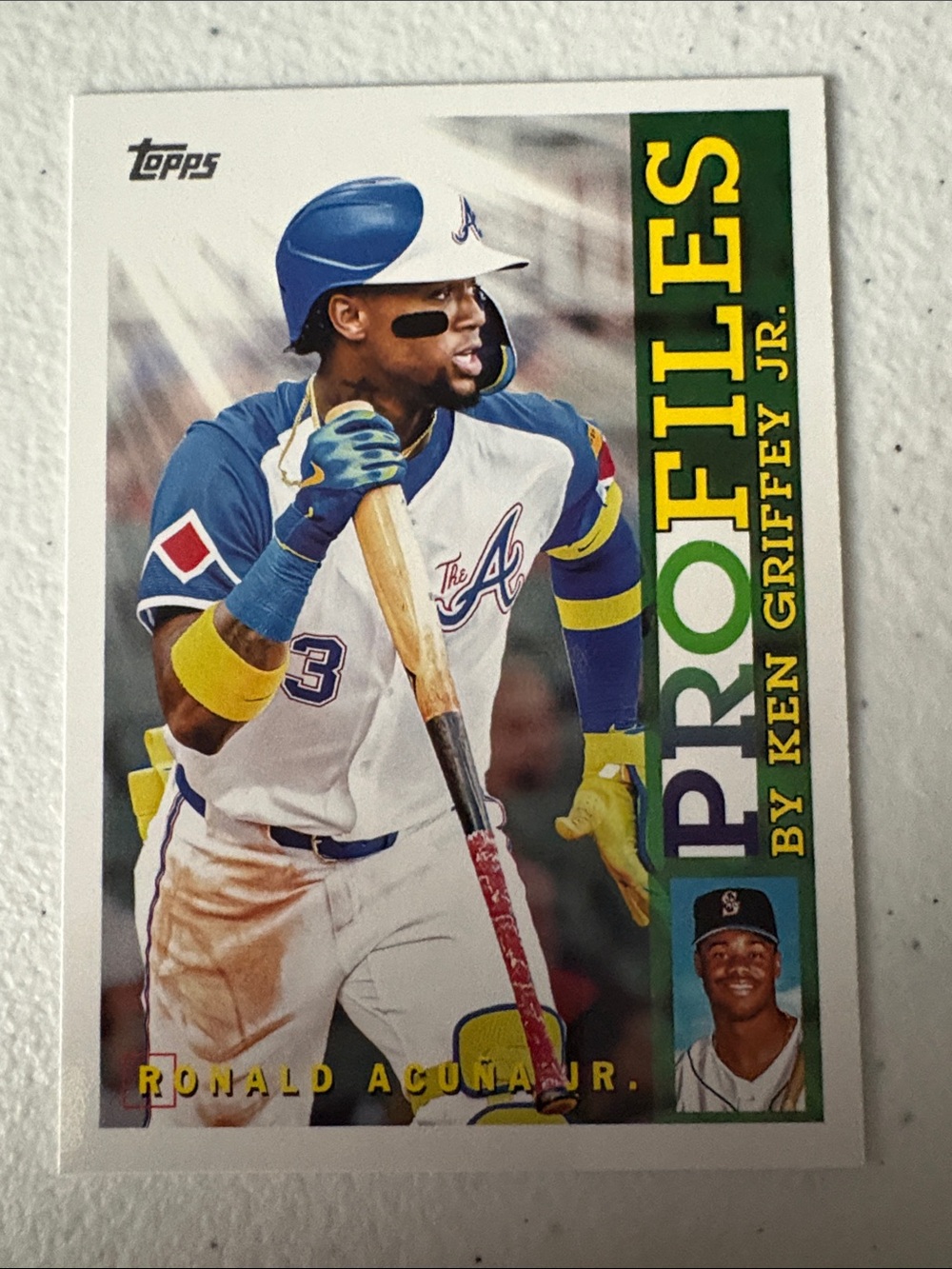 2026 Topps Ronald Acuna Jr Profiles Baseball Card